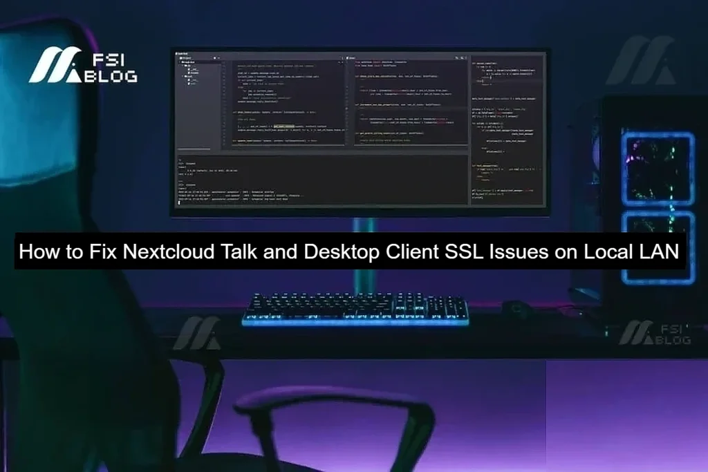 Fix Nextcloud Talk and Desktop Client SSL Issues
